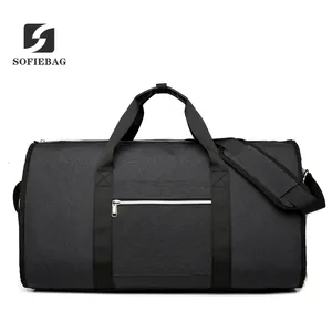 2022 Customize New Stock Expandable Folding Travelling Wide Travel Bag