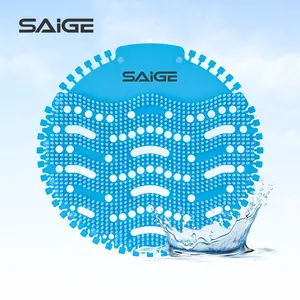 Saige Anti Splash Green Apple Fragrance Custom Printed Wave 2.0 Toilet Urinal Screen Deodorizer