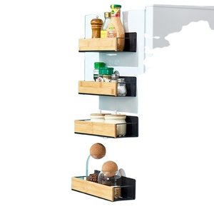 Étagère magnétique en métal pour réfrigérateur, étagère murale magnétique pour cuisine, support magnétique pour réfrigérateur - Product Image 4