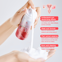 Pembersih Kewanitaan Yoni Wash 60ml Grosir Kustom dengan Aroma Kelapa Stroberi