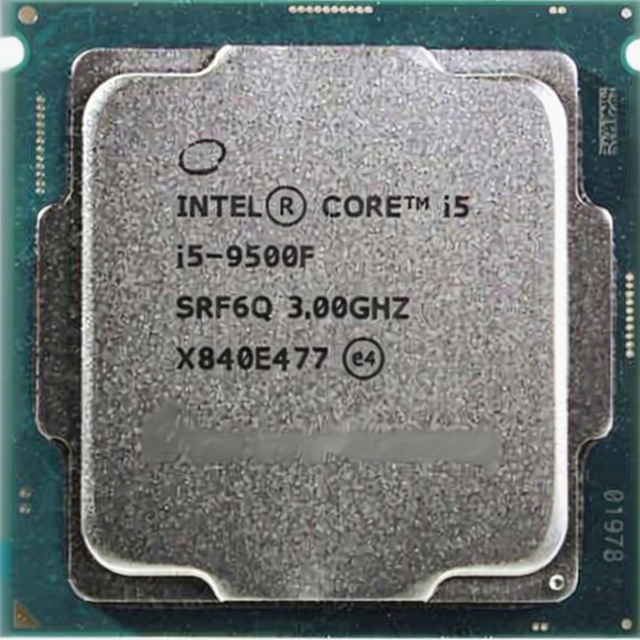 Intel Core I5-9500F Lake 6 Core 3.0 GHz LGA 1151 65W SRF6Q SRG10 Desktop Processor for Wholesale Ready Stock