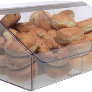 Vitrine de Comptoir en Acrylique Moderne Personnalisée pour Boulangerie, Pâtisseries, Desserts, Pains et Cupcakes – Vente en Gros - Product Image 5