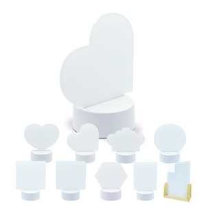 Sublimación Acrílico transparente Placa de foto Letreros de pantalla Escritorio Sub Acrílico espacios en blanco - Product Image 1