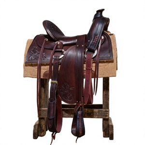 Selle anglaise en cuir véritable de qualité supérieure 100 %, fabriquée sur mesure par BS International, avec arceau en bois – Selle durable et éco-responsable - Product Image 3