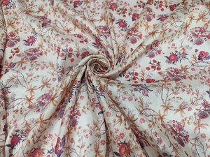 Tissu satiné 100% polyester imprimé multicolore pour la couture DIY des filles, artisanat, robe de mariée, tissu décoratif doux, lisse et brillant - Product Image 3