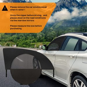 La maille de fenêtre de voiture à bas <span class=keywords><strong>prix</strong></span> de haute qualité n'influence pas le soleil de véhicule de vision - Product Image 3