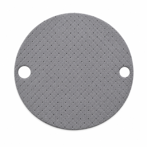 Tapis de protection universel gris absorbant pour tambour, hydrophile, 100 % polypropylène SMS, 56 cm x 56 cm - Product Image 1