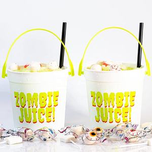 Best Selling Best Selling 32OZ Plastic Ice Cream <b>Buckets</b> with Lid for <b>Drinks</b> Juice Fruit Popcorn <b>Buckets</b> Bulk Made In Vietnam - Product Image 5