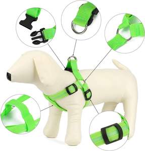 สายจูงสุนัข LED แบบชาร์จไฟได้เสื้อกั๊กเรืองแสงในที่มืดเรืองแสงสำหรับใช้กลางแจ้งแมวและสุนัขที่มีคุณสมบัติให้แสงสว่าง - Product Image 4