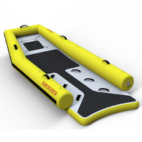 Plate-forme gonflable personnalisée de sauvetage et de sports nautiques bouée flottante de sauvetage pour premiers soins traîneau de sauvetage en PVC Jet Ski