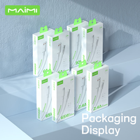 Maimi vente en gros 1m/2m pd 60w téléphone portable 6A câble de charge rapide usb-c type c à type c 65w android chargeur de téléphone portable câble de données