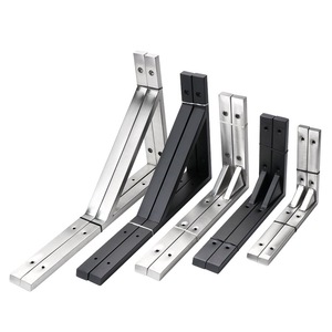 <span class=keywords><strong>Support</strong></span> triangulaire en tube carré d'acier inoxydable épaissi pour marbre, mur, <span class=keywords><strong>table</strong></span>, cloison, étagère de rangement, à haute capacité de charge - Product Image 1