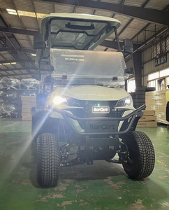 รถกอล์ฟไฟฟ้าแบบใหม่จากผู้ผลิต OEM ตัวถังเตี้ย 6 ที่นั่ง แบตเตอรี่ลิเธียม 24V 5KW รับน้ำหนักได้ 300 กก. 54 หลุม - Product Image 4