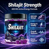 Gummies de résine de Shilajit Premium – Complément de Shilajit délicieux et à croquer, extrait de Shilajit végétalien en gommes à mâcher