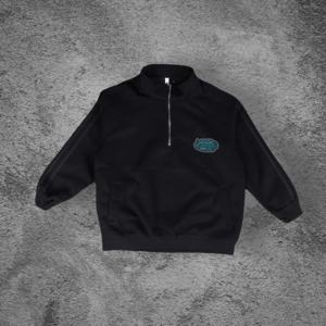 Sudadera Deportiva de Moda con Cierre de 1/4, 100% Algodón, Sudadera para Hombre con Logotipo Bordado - Product Image 2