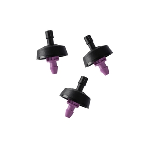 <span class=keywords><strong>Goutteur</strong></span> anti-goutte à compensation de pression <span class=keywords><strong>2L</strong></span>/<span class=keywords><strong>h</strong></span> violet pour ruban goutte-à-goutte et système d'irrigation micro-goutte - Product Image 1