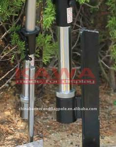 Precio directo de fábrica Promoción Bandera de playa al aire libre Base de punta de tierra Soporte de bandera suelo blando para la venta - Product Image 4