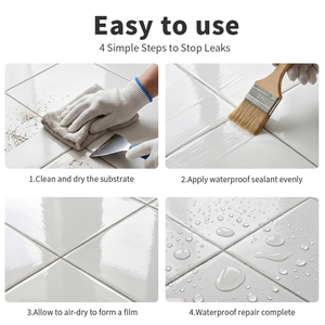Pegamento Impermeable Transparente Más Vendido, Pegamento Adhesivo <span class=keywords><strong>para</strong></span> Construcción Resistente al Agua, Revestimiento Acrílico Transparente Impermeable - Product Image 4