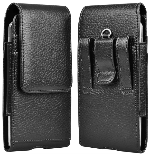 Casepert Multifunction Universal Mobile Phone Belt Clip Holster PU Leather Belt Holder Pouch for iPhone Samsung Galaxy S6 Active