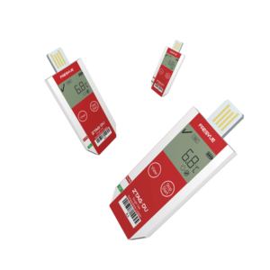 เครื่องบันทึกอุณหภูมิแบบใช้แล้วทิ้ง LCD พร้อมพอร์ต USB รองรับ OEM/ODM มาตรฐาน IP67 สำหรับการขนส่งวัคซีน ห่วงโซ่อุปทานอาหาร และการขนส่งสินค้าทางไกล - Product Image 2