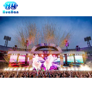 Giai đoạn Backdrop <span class=keywords><strong>Led</strong></span> Matrix lưới linh hoạt màn hình quảng cáo với điện năng lượng mặt trời quảng cáo Màn hình hiển thị - Product Image 1