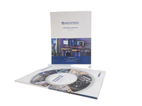 Brochure de catalogue personnalisée avec impression couleur sur papier d'art, reliure parfaite, pour l'introduction de produits d'entreprise de meubles ergonomiques