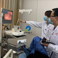 EUR VET Source de lumière froide réutilisable Hystéroscope Anoscope Arthroscopie Instrument d'endoscopie pour les soins des chiens