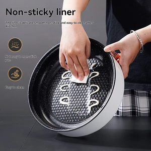 Grenzüberschreitender Elektrischer BBQ-Grill Multifunktional Antihaftbeschichtet Rauchfrei Leicht zu Reinigen 3 Temperaturstufen Rundumheizung für Zuhause - Product Image 3