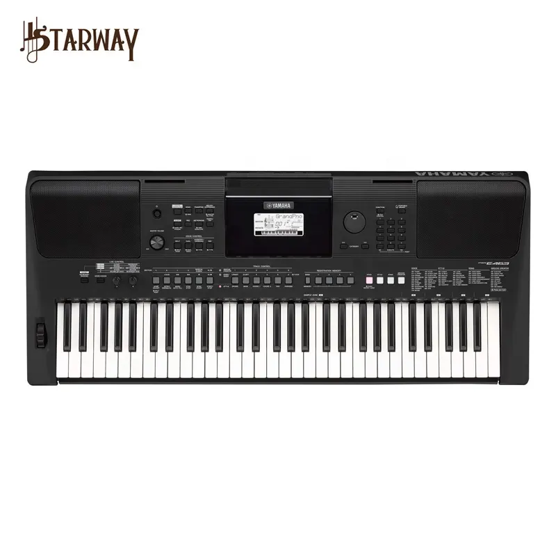 Yamahas PSR E463 Xách Tay 61 Phím Kỹ Thuật Số Organ Điện Tử Bàn Phím Nhạc Cụ Cho Người Lớn Trẻ Em Người Mới Bắt Đầu