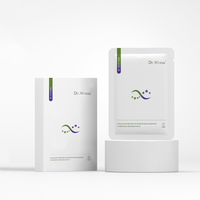 Masque Facial Professionnel OEM ODM pour Salon, à l'Hyaluronate de Sodium et au Collagène Recombinant, Soin Réparateur Hydratation Profonde