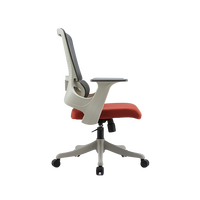 Fourniture d'usine de mobilier de bureau moderne, chaise de bureau ergonomique à mi-dossier réglable en maille