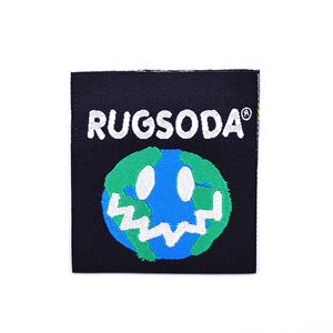 Étiquettes tissées noires pour vêtements, étiquettes principales pour vêtements - Product Image 2