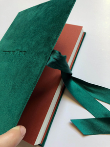 Agenda Personalizada con Tapa Dura de Terciopelo y Logotipo Personalizado, Diario, Libro de Promesas, Planificador Personalizado, Libro de Visitas para Bodas - Product Image 6