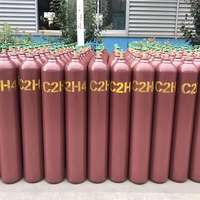 Gas Acetileno de Alta Pureza 99.95% 40L, Grado Laboratorio, C2H2, en Botella