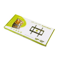 Support mural universel pour téléviseur B42, fixation fixe, noir, acier laminé à froid, support pour moniteur 26-55 pouces, VESA 400x400mm, capacité 50kg