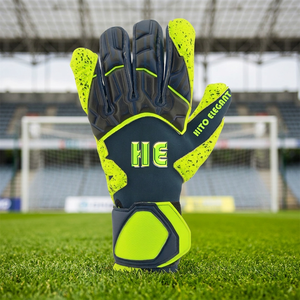 Guantes de Portero de Fútbol de Cuero Hechos a Medida, Diseño Transpirable Antideslizante, Correa Extraíble, Colores y Tallas Personalizables, Unisex, Protección - Product Image 2