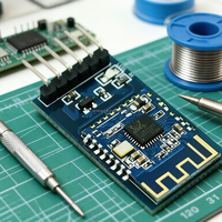 Module sans fil BT05-A BLE 4.0 avec port série CC2541/2540, intégration maître/esclave, iBeacon, anti-perte, HM-11 5V