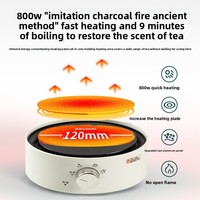 Kompor listrik Mini multifungsi, kompor pemanas Mini untuk Pot Moka & ketel teh ramah lingkungan, kompor teh rumah tangga