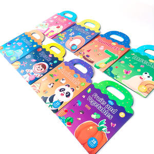 Libro personalizado para bebés, silencioso y ocupado, el mejor regalo <span class=keywords><strong>de</strong></span> Navidad para niños, libro <span class=keywords><strong>de</strong></span> pegatinas para actividades alimentarias, libro <span class=keywords><strong>de</strong></span> entrenamiento Mindfulness - Product Image 6