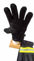 Gants de sauvetage thermique en gros d'usine EN659 gants de sécurité résistants aux flammes pour pompiers gants de combat en cuir