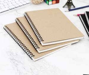 Cuadernos personalizados de línea espiral, papel grueso forrado para viajes, <span class=keywords><strong>estudio</strong></span>, diy, venta al por mayor - Product Image 5