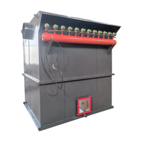 Colector de polvo de bolsas resistentes a altas temperaturas, filtro de bolsas para gases de combustión de calderas para hornos de biomasa y carbón.