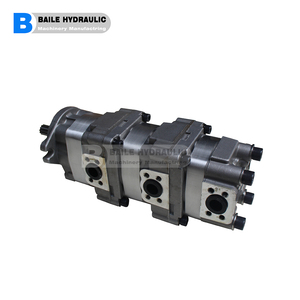 Bomba Hidráulica de Triple Engranaje 705-56-24370 para Motoniveladora GD705-5 - Product Image 3