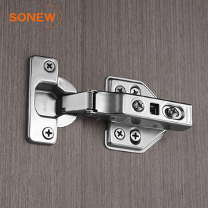 SONEW Cabinet <strong>Door</strong> <strong>Hinge</strong> Soft Close Wholesale Fixed Mounted Kitchen Cabinet Conceal Hydraulic <strong>Hinges</strong> for Furniture <strong>Wardrobes</strong> - Product Image 1