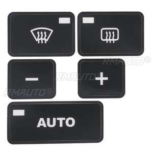 Pegatina de Reparación para Botón de Aire Acondicionado de Consola Central de Coche A3 8P para Audi A3 8P, Adhesivos de Reparación para Interruptor de Climatización, Decalques para Corregir la Apariencia Desagradable - Product Image 5