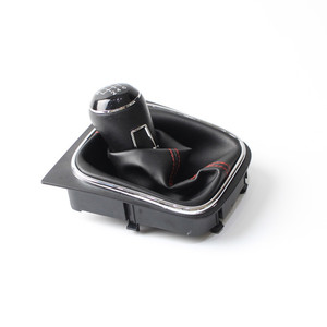 Funda de cuero para palanca de cambios de coche, diseño ergonómico para Volkswagen Golf 5 6 5 6 velocidades - Product Image 4