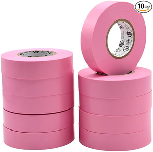 <span class=keywords><strong>Cinta</strong></span> Aislante Eléctrica para Cableado Automotriz <span class=keywords><strong>de</strong></span> PVC Ecológica y Retardante <span class=keywords><strong>de</strong></span> Llama KV, 660V, Naranja <span class=keywords><strong>Rosa</strong></span>, Impermeable, Ultrafina - Product Image 5