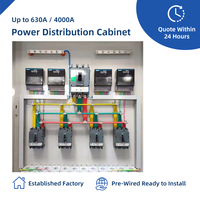 Armoire de distribution électrique basse tension triphasée à quatre fils IP55 380V, coffret de distribution d'éclairage, panneau de commande électrique