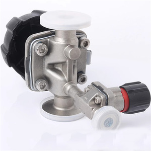 Válvula de muestreo manual tipo abrazadera Conan 316L de grado alimenticio con puerto de rosca de 1 pulgada y válvula de diafragma de instalación rápida - Product Image 2