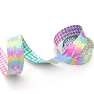 ผ้าริบบิ้นไนลอนโพลีเอสเตอร์แบบทวิลสำหรับพิมพ์ลายแบบซับลิเมชั่น สำหรับทำปลอกคอและสายจูงสุนัข - Product Image 1